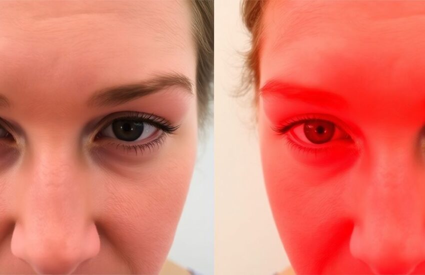 can red light therapy tighten skin and improve elasticity