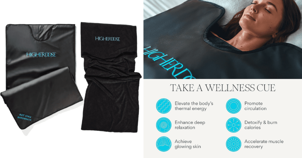 HigherDOSE low-emf Infrared Sauna Blanket