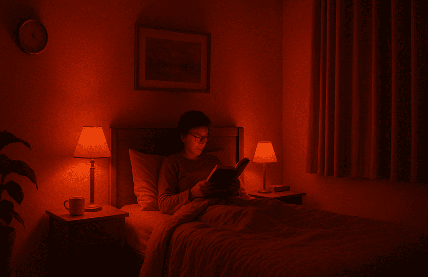 red light at night benefits