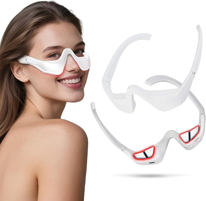 YOEYOU Under-Eye Red Light Therapy Device with Microcurrent for undereye treatment