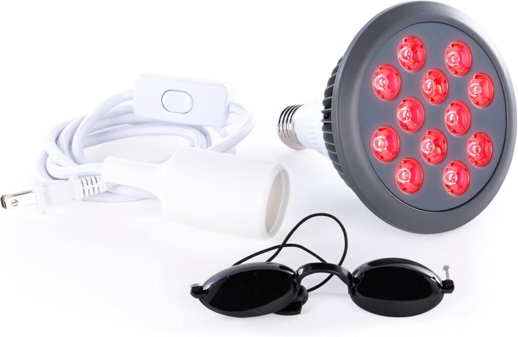 Hooga HG24 Red Light Therapy light bulb for home use