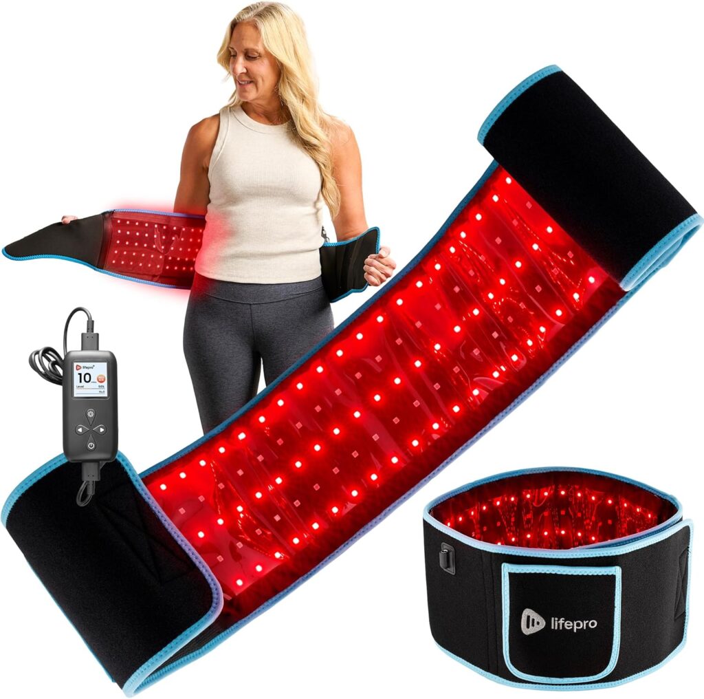 lifepro red light therapy belt for weight loss and fat reduction at home