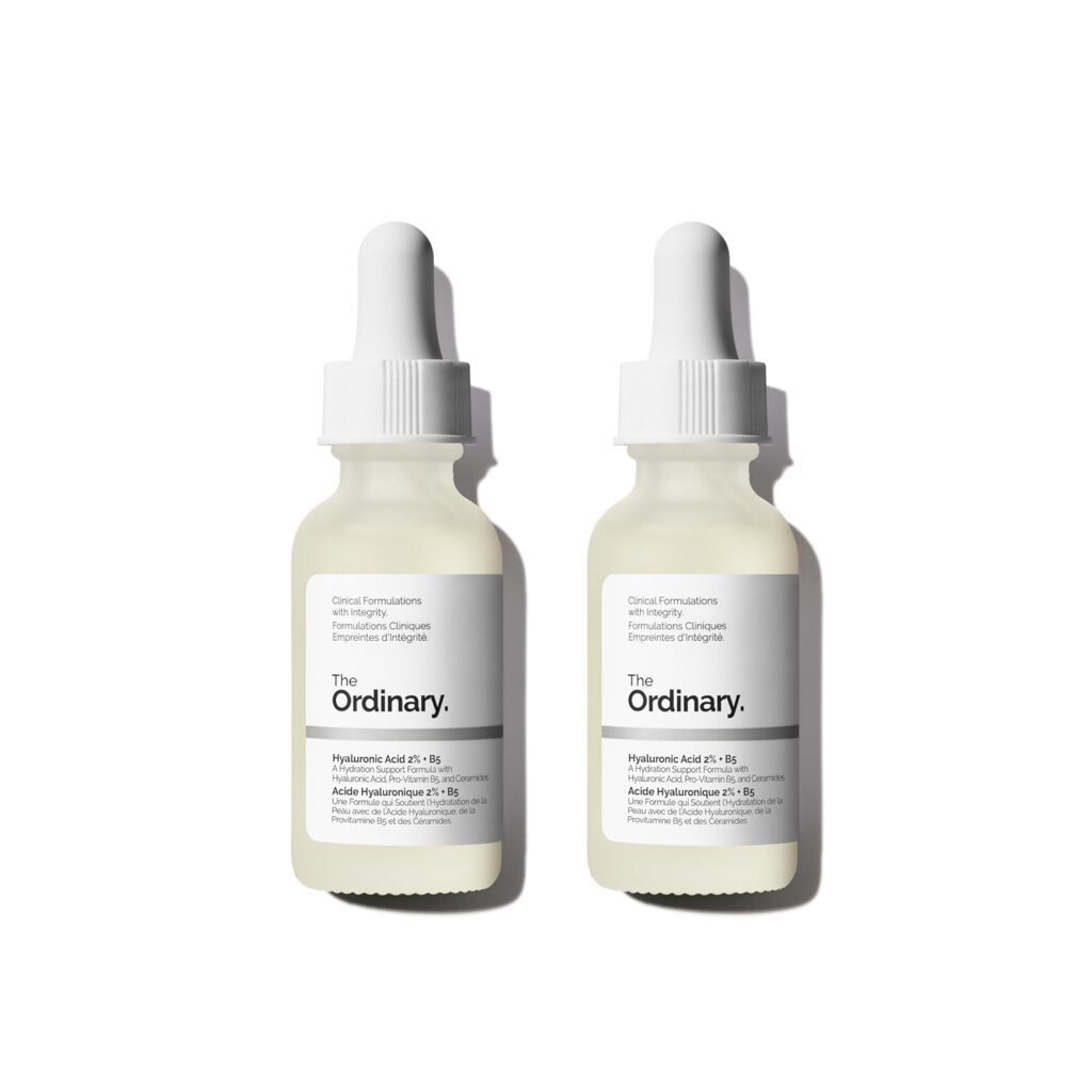 The Ordinary Hyaluronic Acid 2% + B5 to boost hydration for red light therapy