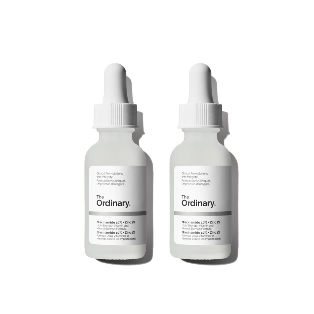 The Ordinary Niacinamide 10% + Zinc 1% serum for red light therapy