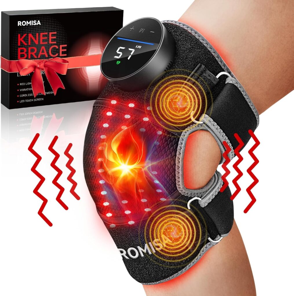 ROMISA Red Light Therapy Knee Brace