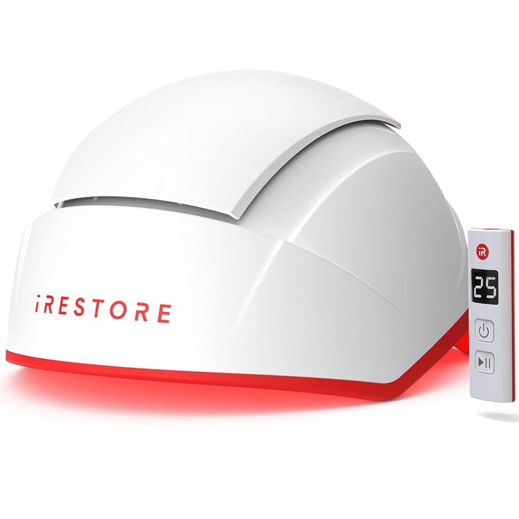 iRestore Professional red light helmet for treating hair loss with red light therapy at home