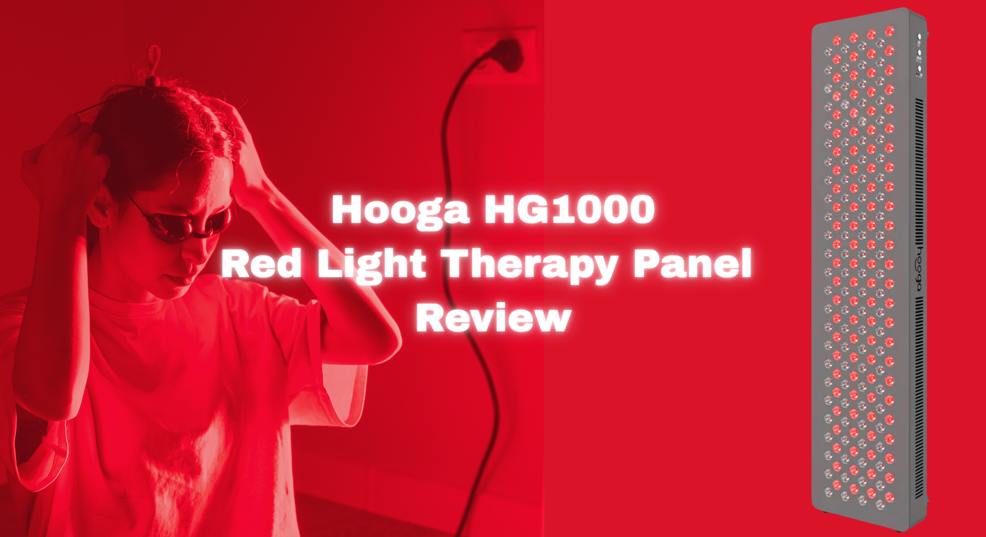 hooga 1000 red light therapy panel review
