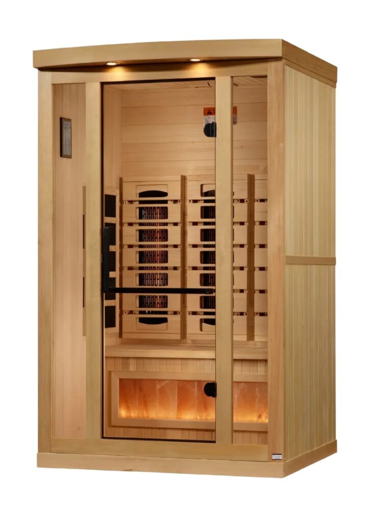 Himalayan Salt Infrared Sauna 2-Person by Cold Plunge Guys