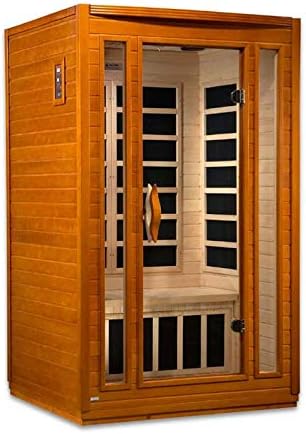 Dynamic Saunas Andora 2-Person sauna with red light therapy
