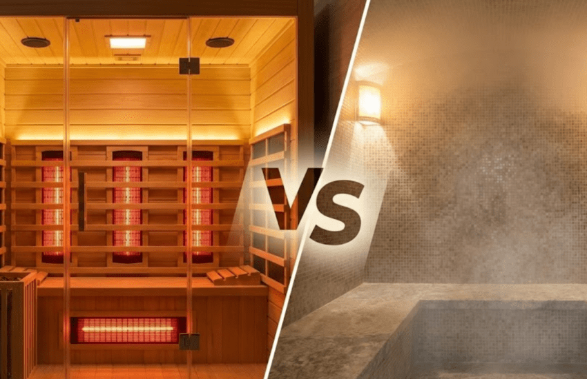infrared saunas vs steam saunas
