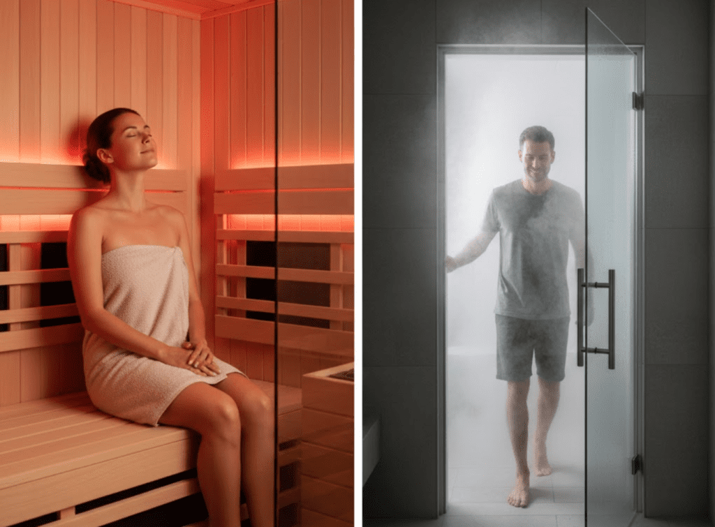 Infrared Sauna vs Steam Sauna: Session Comfort and Heat Tolerance