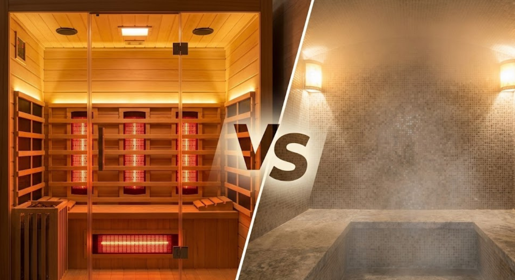 infrared saunas vs steam saunas