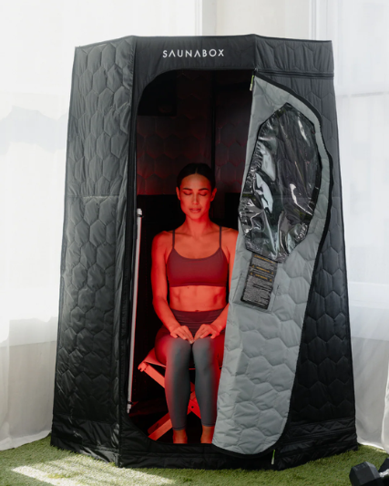 SAUNABOX Pulse Pro portable tent style sauna for home use