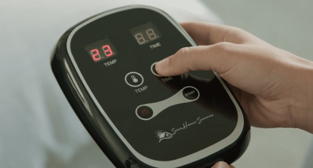 sun home infrared sauna blanket controller
