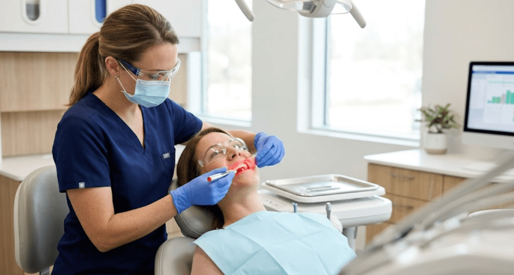 Red light therapy in dentistry