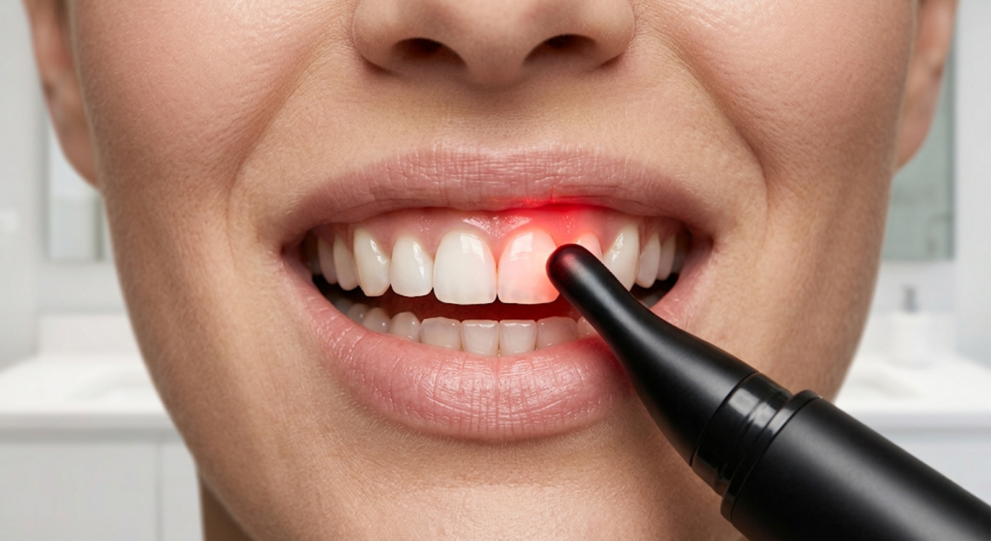 red light therapy for teeth and gums