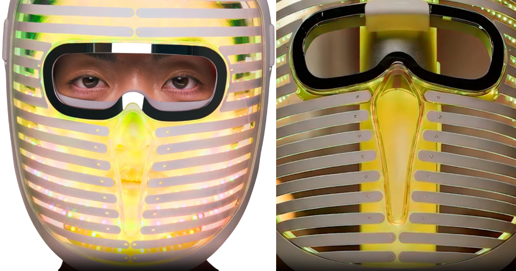 iRestore Laser Face Mask Pro yellow light for rosacea