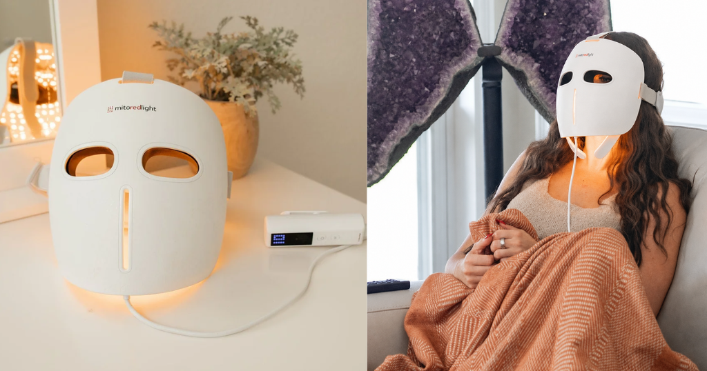 MitoGLOW LED Face Mask for rosacea
