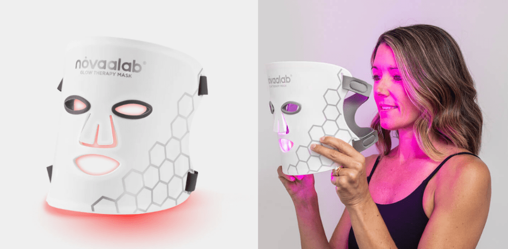 Novaa Glow Therapy Mask for rosacea prone skin