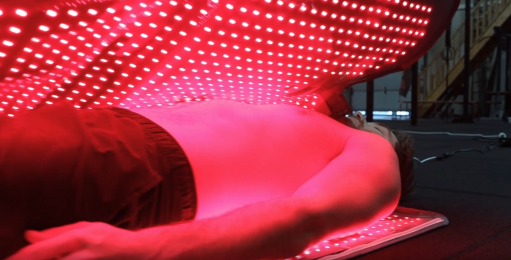 lying inside novaa recovery pod