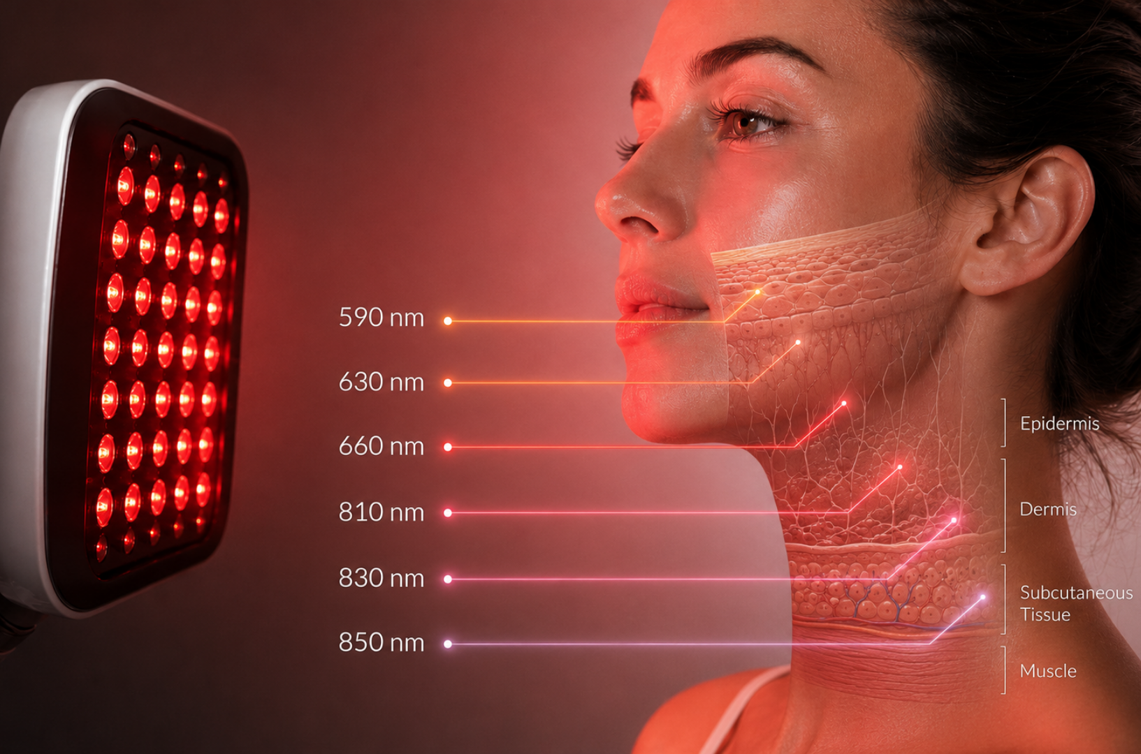 red light therapy wavelengths guide