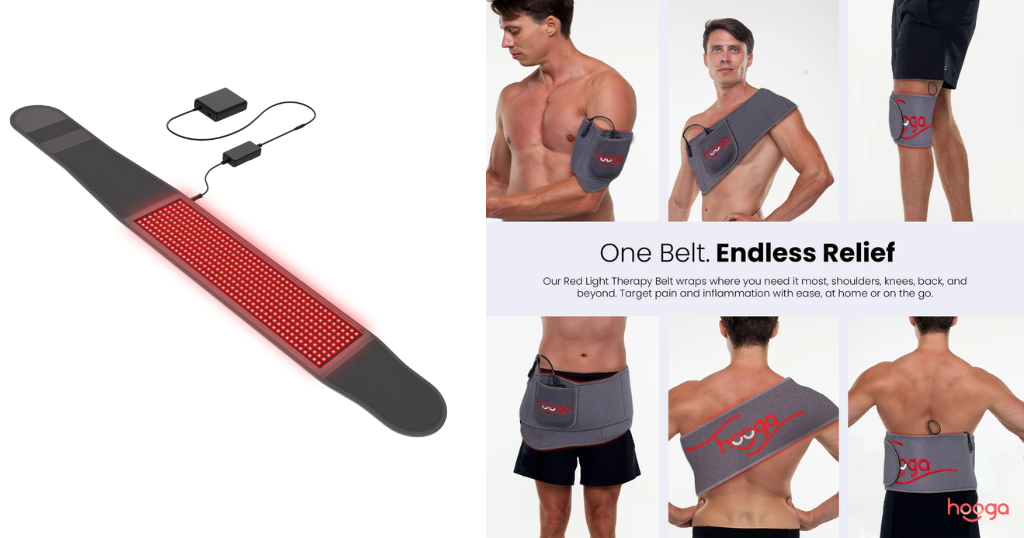 Hooga Red Light Therapy Belt for frozen shoulder