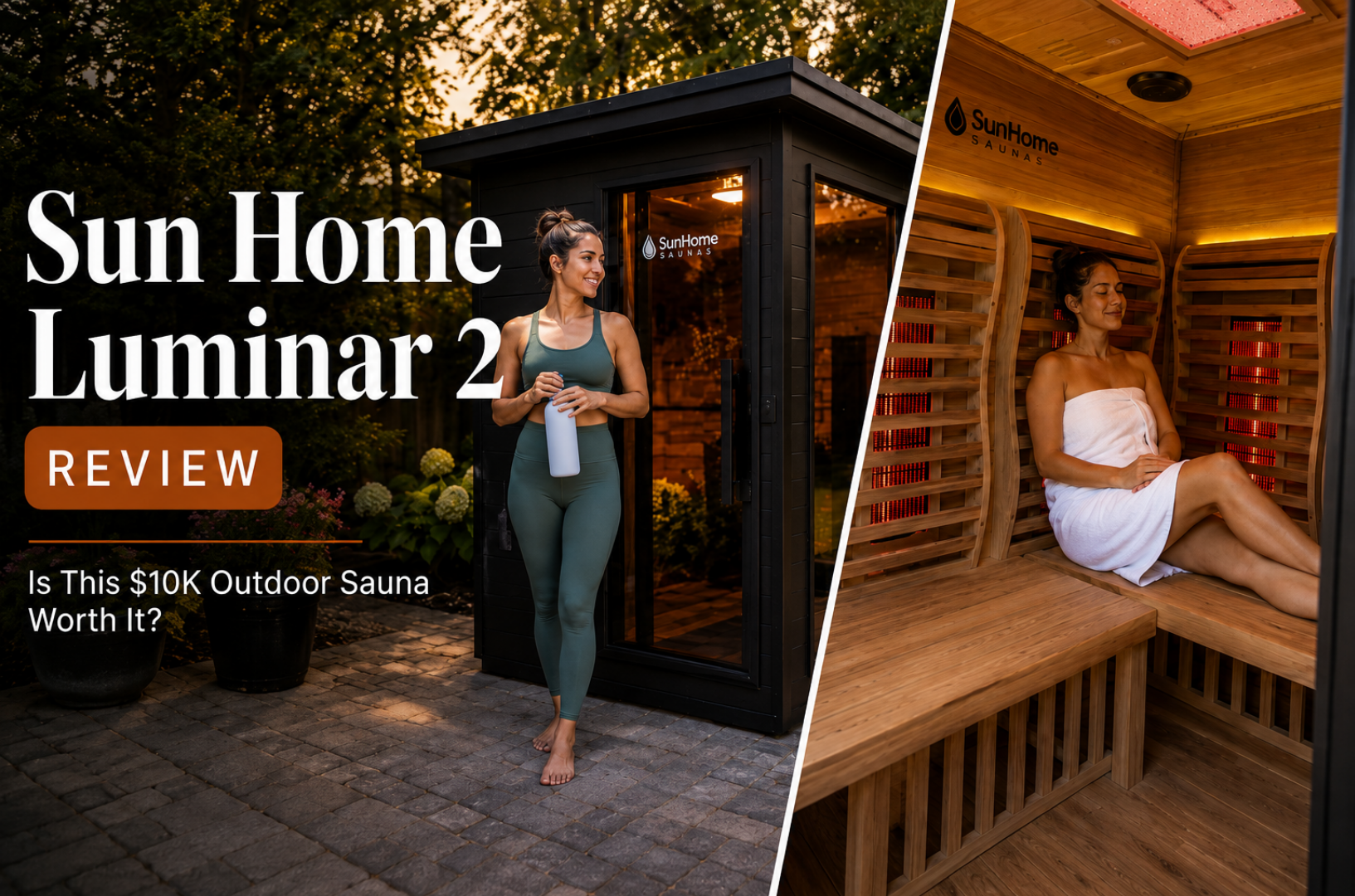 Sun Home Luminar 2 outdoor sauna review